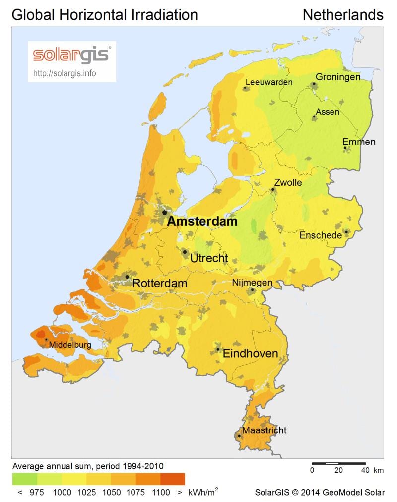 Niederlande Sonnenschein anzeigen