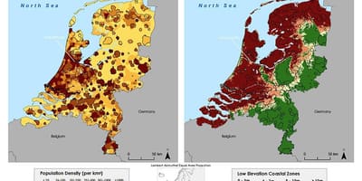 Holland Höhenkarte