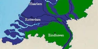 Niederlande unter dem Meeresspiegel anzeigen