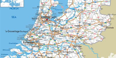 Fahrplan von Niederlande